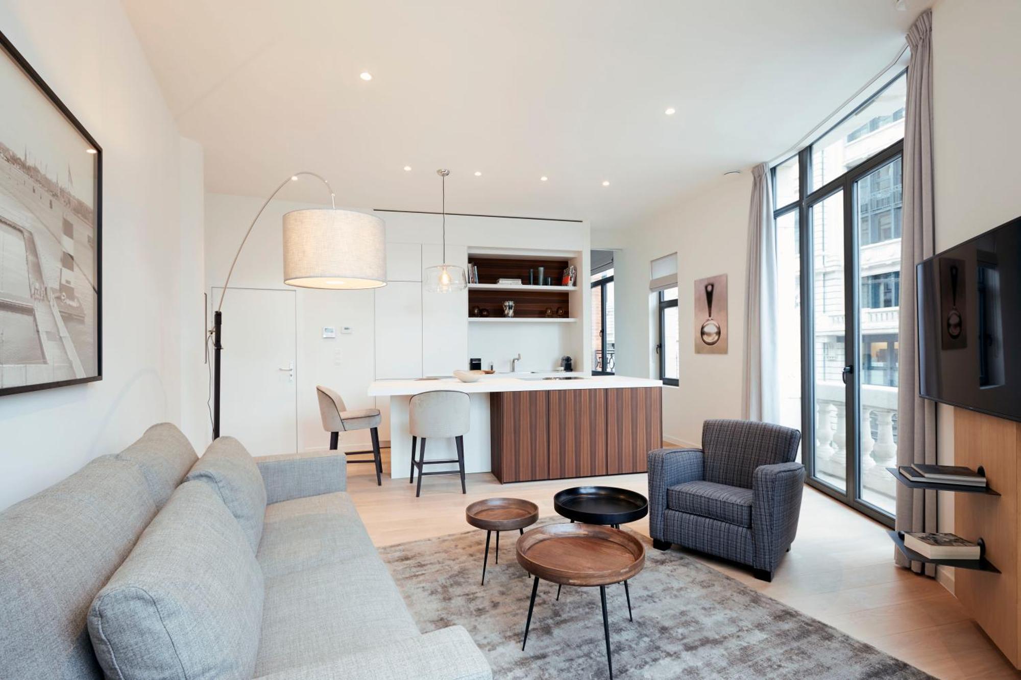 Modern Central 1Br Suite - 90 Sqm ブリュッセル エクステリア 写真
